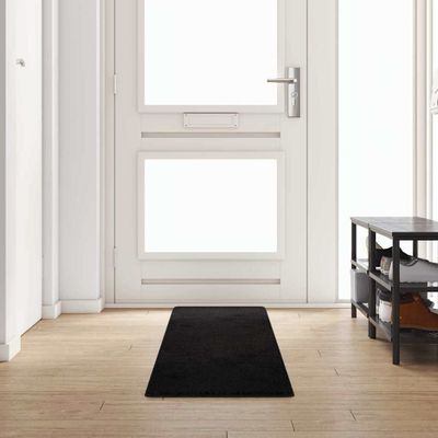 vidaXL Behúň koberec Čierna 50 x 300 cm 100% Polypropylén Tuft
