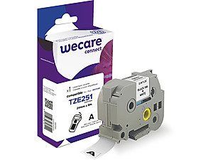 alt. páska wecare ARMOR pre BROTHER TZ251,Black/White,24mm*8m