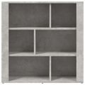vidaXL Komoda betónovo sivá 80x30x80 cm spracované drevo