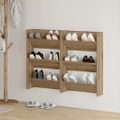 vidaXL Skriňa na topánky 2 ks 60 x 18 x 90 cm Kompozitné drevo