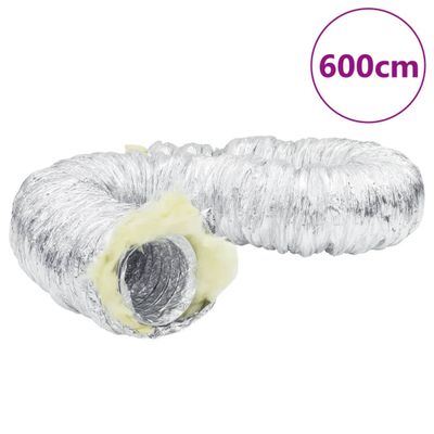 vidaXL Ventilačné potrubie izolované hliníkové 6 m Ø15 cm