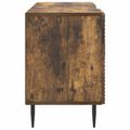 vidaXL TV skrinka Dymový dub 102 x 34,5 x 50 cm Kompozitné drevo