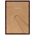 vidaXL Fotorámiky na stenu alebo stôl 5 ks tmavočervené 59,4x84 cm