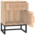 vidaXL Nočné stolíky 2ks čierne 40x30x55,5cm kompozitné drevo a železo