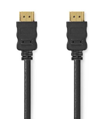 NEDIS High Speed HDMI 2.0 kabel s ethernetem/ 4K@60Hz/ zlacené konektory HDMI-HDMI/ černý/ bulk/ 20m
