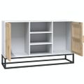 vidaXL Komoda biela 105x30x65 cm kompozitné drevo