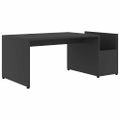 vidaXL Konferenčný stolík sivý 90x45x35 cm drevotrieska