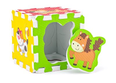 Penové puzzle zo zvieratkami 6 ks