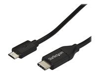 USB-C na Micro USB nabíjací kábel - USB 2.0 Type C na Micro B - kompatibilný s Thunderbolt 3 (USB2CUB2M) - USB kábel - USB-C (samec) na Micro USB typ B (samec) - USB 2.0 - 2 m - čierna