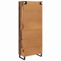 vidaXL Highboard 2 ks Staré drevo 69,5 x 34 x 180 cm