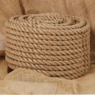 vidaXL Jutové lano 25 m dlhé 20 mm hrubé