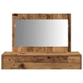 vidaXL Toaletný stolík Hnedá 100 x 40 x 70 cm Kompozitné drevo