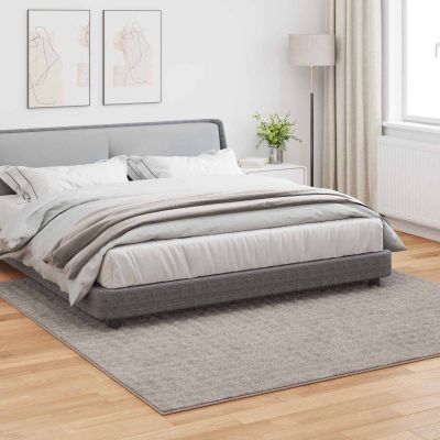 vidaXL Kusové koberce Štvorcový SIROLO Piesková 240 x 240 cm Polyester