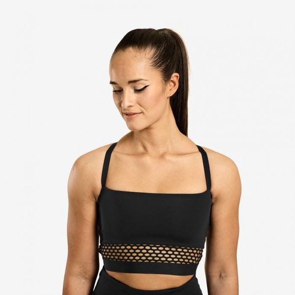 Športová podprsenka Waverly Mesh Black - Better Bodies