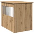 vidaXL Nábytok pre prepravku pre psa Artisan Dub 55x80x68 cm Drevo