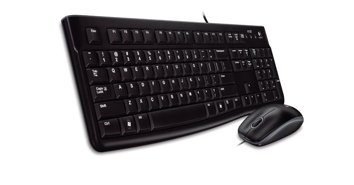 set Logitech MK120, drátový, USB, CZ/SK