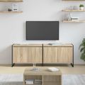 vidaXL TV skrinka 140 x 36 x 49.5 cm Sonoma Kompozitné drevo