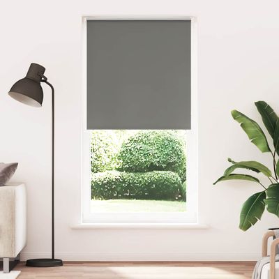vidaXL Roleta Zatemnenie sivá 110x230 cm Šírka látky 105,7 cm