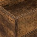 vidaXL Koncový stôl Dymová dub 30 x 30 x 56 cm Kompozitné drevo