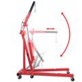vidaXL Dielenský skladací žeriav na zdvíhanie motorov, 2 tony, 88.2 kg