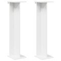 vidaXL Stojan na rastliny 2 ks Biela 25 x 25,5 x 100,5 cm