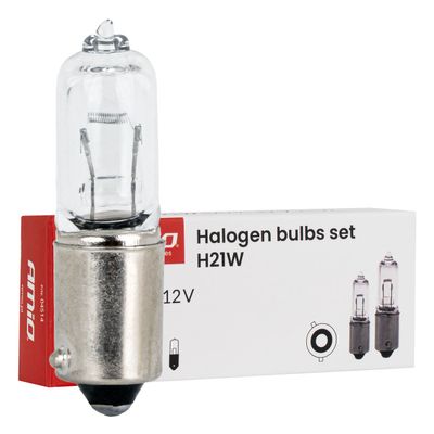 Halogénová žiarovka H21W 12V 21W BAY9s 10ks AMiO-04514