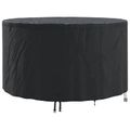 vidaXL Obal na nábytok 157 x 157 x 85 cm 210D Oxford tkanina Okrúhly
