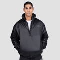 Bunda 1/2 Zip Prime Black - GymBeam, veľkosť S