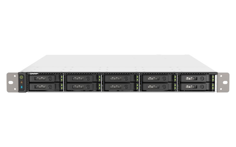 QNAP TS-h1090FU-7302P-64G (AMD EPYC, 64GB ECC RAM, 10x 2,5'' U.2/U.3/SATA, 2x 2,5GbE, 2x 25Gb SFP28)