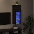 vidaXL Nástenný TV kabinet 30,5 x 30 x 90 cm Čierny dub