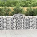 vidaXL Oblúkové gabiónové koše 18 ks 200x50x100/120cm pozinkov. železo