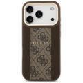 Guess puzdro na iPhone 17 Pro HC MAGSAFE PU S 4G PU PRUH hnedé