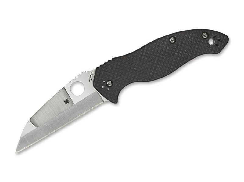 Spyderco C248CFP Canis vreckový nôž 8,5 cm, čierna, G10, uhlíkové vlákno