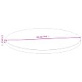vidaXL Stolová doska Ø60x2,5 cm bambus