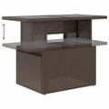 vidaXL Súprava záhradných pohoviek 8 ks Hnedá a smotanová polyratan