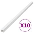 vidaXL Káblový rozvod 40x40 mm 10 m PVC