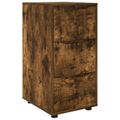 vidaXL Úložná skrinka 40 x 48 x 81 cm Kompozitné drevo Dymová dub