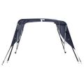 vidaXL Strieška Bimini s 3 oblúkmi a stenami 183x(185-198)x137 cm