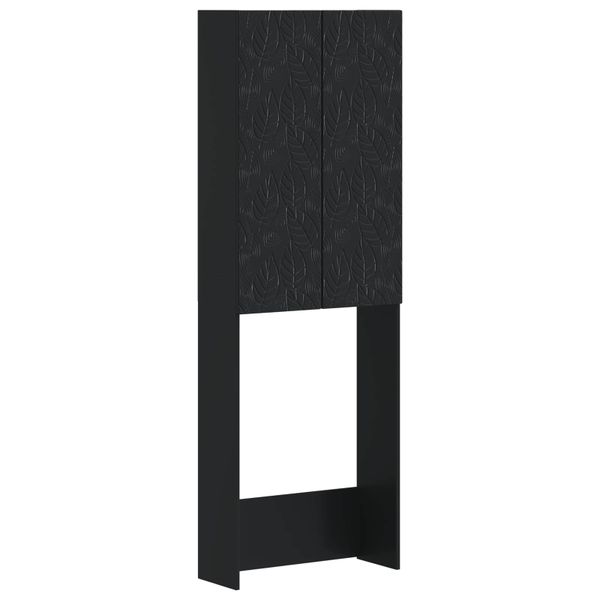 vidaXL Toaletná skriňa DELFT Čierna 66 x 25,5 x 190 cm