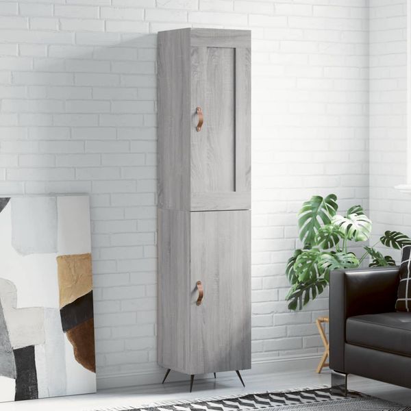 vidaXL Vysoká skrinka dub sonoma 34,5x34x180 cm spracované drevo