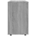 vidaXL Príručný stolík sivý dub sonoma 70x35x60,5 cm spracované drevo