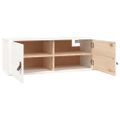 vidaXL Nástenné skrinky 2 ks biele 80x30x30 cm masívna borovica