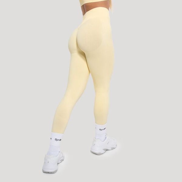 Dámske Legíny Luma Butter Yellow - GymBeam, veľkosť L