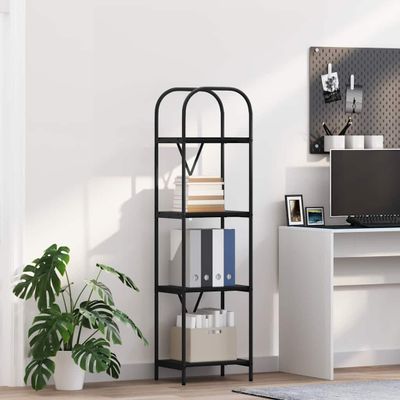 vidaXL Regál na knihy Čierny dub 40 x 30 x 146 cm Kompozitné drevo