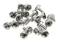 Screws - 100 Pack - M6 Mounting Screws for Server Rack & Cabinet (CABSCREWSM62) - Sada skrutiek (balenie 100)