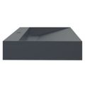 vidaXL Umývadlo minerálny/mramorový odliatok 120x46x11cm antracitové