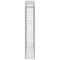 vidaXL Oblúkový gabionový kôš 15ks 200x50x220/240cm pozinkované železo