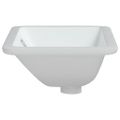 vidaXL Kúpeľňové umývadlo biele 41,5x26x18,5 cm obdĺžnikové keramické