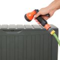 vidaXL Úložný box čierny 118x53x57 cm polypropylén