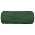 vidaXL Podložkové vankúše 2 pcs Tmavozelená Ø 15 x 40 cm
